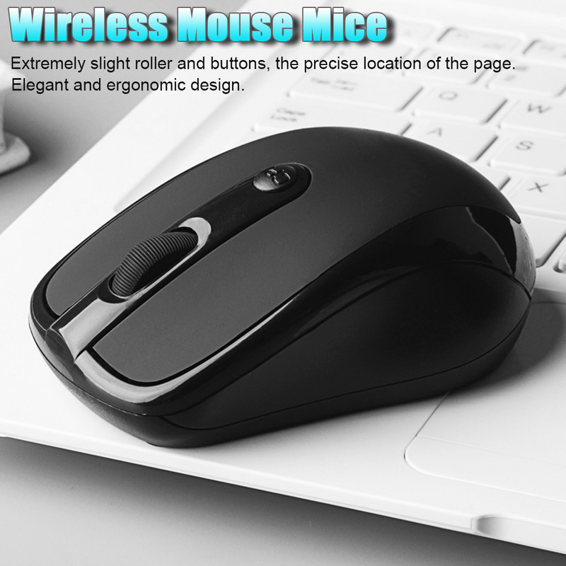 Mouse fără fir USB 2000 DPI Receptor reglabil Computer optic 2,4 GHz Mouse ergonomic pentru mouse PC laptop