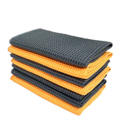 Prosop pentru spălătorie auto Waffle Fagure absorbant din microfibră Prosop pentru spălătorie auto Carpă pentru ștergerea mașinii Prosop pătrat Disc de curățat De asemenea, curățarea mașinii