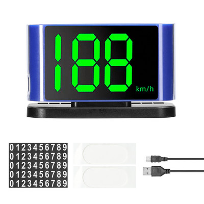 Vitezometru digital GPS cu afișaj HUD pentru mașină cu afișaj cu fonturi mari Zona de afișare a numărului de telefon pentru camion SUV Motocicletă