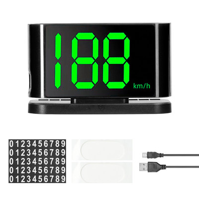 Vitezometru digital GPS cu afișaj HUD pentru mașină cu afișaj cu fonturi mari Zona de afișare a numărului de telefon pentru camion SUV Motocicletă