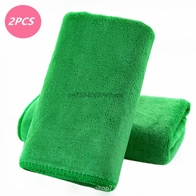 2 ΤΕΜ 30/40/60 CM Πετσέτα καθαρισμού αυτοκινήτου Super Soft Microfiber Auto Washing Glass Household Cleaning Μικρή πετσέτα 420GSM