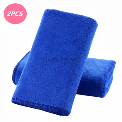 2 ΤΕΜ 30/40/60 CM Πετσέτα καθαρισμού αυτοκινήτου Super Soft Microfiber Auto Washing Glass Household Cleaning Μικρή πετσέτα 420GSM