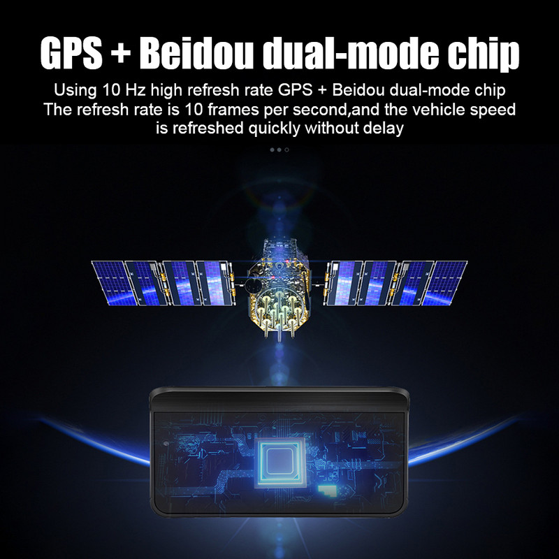 Calculator de bord Proiector pentru parbriz Sistem de alarmă pentru viteză Proiector Afișaj pentru mașină Head Up Display M1 GPS HUD Vitezometru