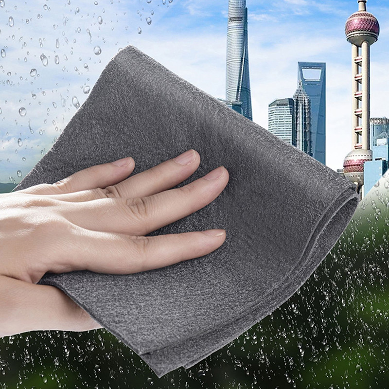 5 vnt Daugiafunkcinis Magic Cloth Stiklo Valymo Šluostė Indų Šluostė Be pūkelių Skirta Windows Automobiliams Virtuvės veidrodžiai Be pėdsakų, daugkartinio naudojimo