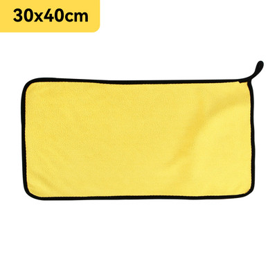 Prosop de curățare din microfibră 1/3/5 buc. Îngroșați cârpă moale pentru uscare Detergent pentru caroserie auto Prosoape de spălat cu două straturi, cârpe curate 30x60cm