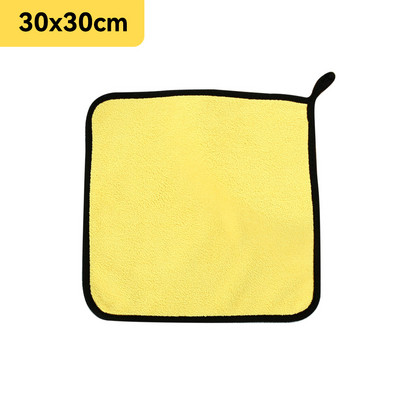 Prosop de curățare din microfibră 1/3/5 buc. Îngroșați cârpă moale pentru uscare Detergent pentru caroserie auto Prosoape de spălat cu două straturi, cârpe curate 30x60cm