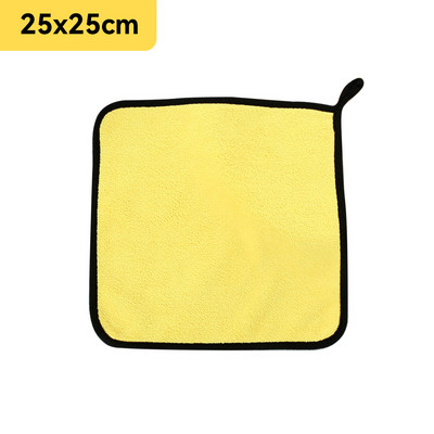 Prosop de curățare din microfibră 1/3/5 buc. Îngroșați cârpă moale pentru uscare Detergent pentru caroserie auto Prosoape de spălat cu două straturi, cârpe curate 30x60cm