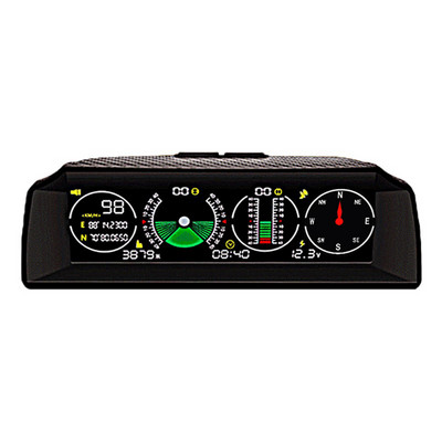 Indicator de viteză GPS X90 HUD Display Head Up Indicator de altitudine Busolă MPH KM/H Inclinometru