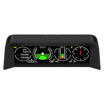Indicator de viteză GPS X90 HUD Display Head Up Indicator de altitudine Busolă MPH KM/H Inclinometru