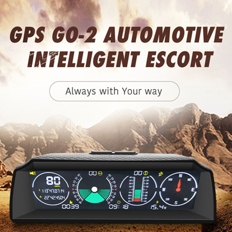 Indicator de viteză GPS X90 HUD Display Head Up Indicator de altitudine Busolă MPH KM/H Inclinometru