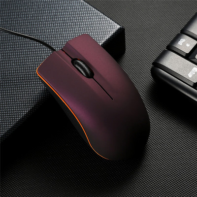 Mouse cu fir1200DPI Computer Business Office Gaming Negru USB Mini Mouse Ultrasubțire pentru Mac HP Xiaom Huawei PC Laptop Livrare gratuită