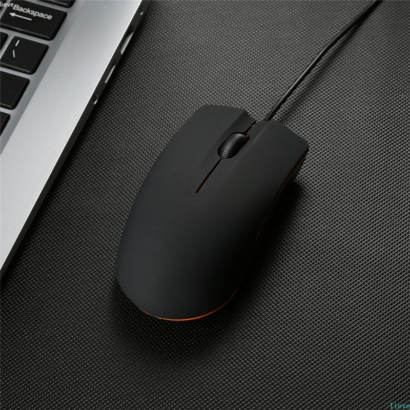 NOU M20 Mouse cu fir 1200 dpi Mouse pentru computer Office Mouse negru mat USB Gaming Mouse pentru PC Notebook Laptop Mouse pentru gamer cu fir antiderapant