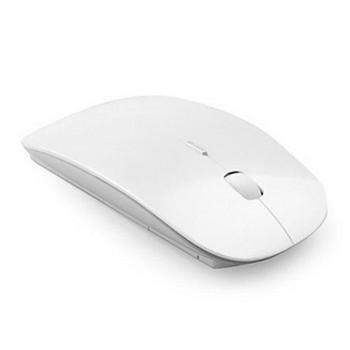 Λεπτός υπολογιστής λευκός 2.4 δέκτης οπτικός ασύρματος Mac για φορητό υπολογιστή Αθόρυβο πλήκτρα χαμηλού θορύβου για φορητό υπολογιστή Gamer φορητό εργονομικό