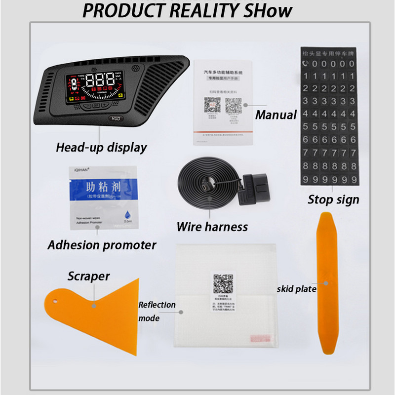 Sistem de afișare HUD head up display multifuncțional pentru mașină specială pentru utilizare specială avertizare de supraviteză pentru Honda Zece generații de Civic