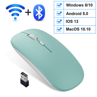 Mouse Bluetooth pentru APPle MacBook Air Pro Retina 11 12 13 15 16 mac book Laptop Mouse fără fir Mouse reîncărcabil pentru jocuri Mute