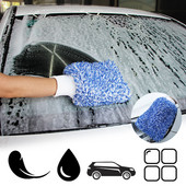 Instrumente de curățare auto Microfibră Coral Fleece Mănuși de spălat auto Anti-alunecare Absorbant apă Accesorii auto Trei culori 190x280mm