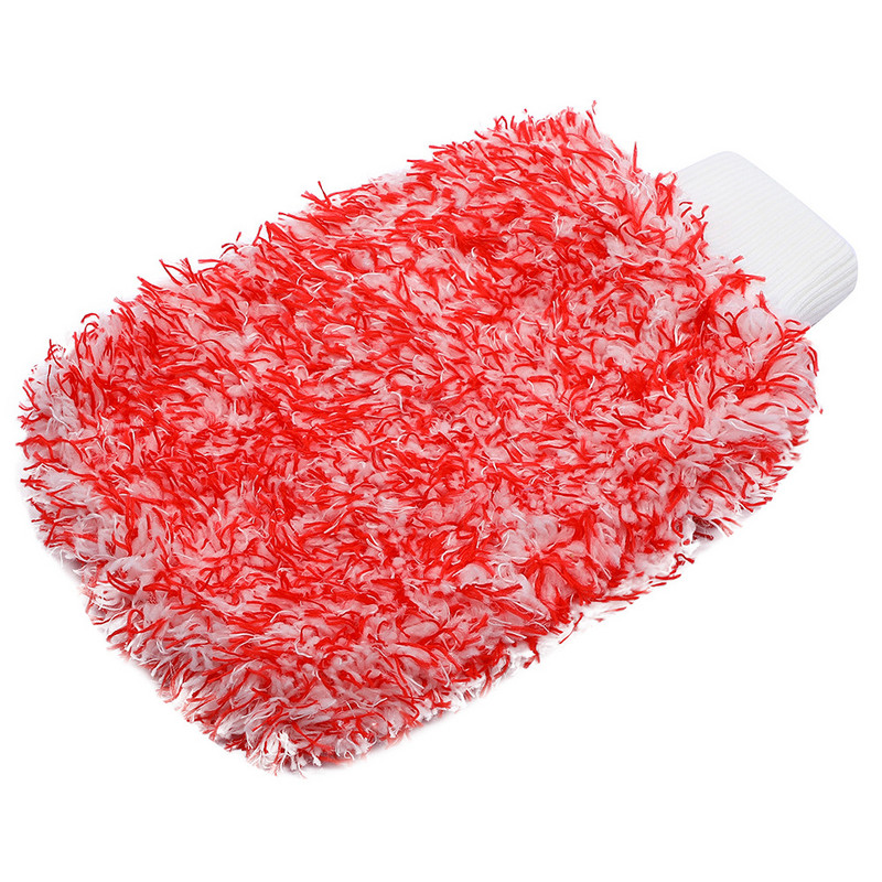 Instrumente de curățare auto Microfibră Coral Fleece Mănuși de spălat auto Anti-alunecare Absorbant apă Accesorii auto Trei culori 190x280mm
