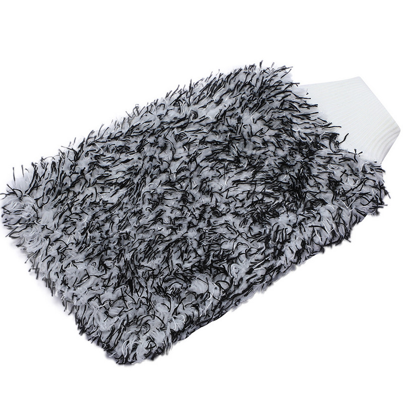 Instrumente de curățare auto Microfibră Coral Fleece Mănuși de spălat auto Anti-alunecare Absorbant apă Accesorii auto Trei culori 190x280mm