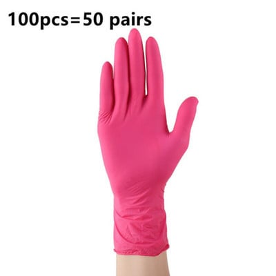 10-100db Nitril kesztyűk Vízálló Púdermentes Latex Kesztyűk Háztartási Konyhához Laboratóriumi tisztítókesztyűk Kezdőlap