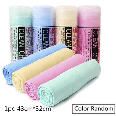 Culoare nouă Magical Auto Care piele de căprioară PVA piele de căprioară capră Prosoape pentru curățarea mașinii Prosop de spălat lavetă Burete super absorbant Aleatoriu