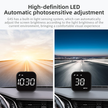 ZQKJ G4S HUD Αξεσουάρ Auto Electronics System GPS Head Up Display Ψηφιακό ταχύμετρο Συναγερμού ταχύτητας Εργαλεία LED για όλα τα αυτοκίνητα