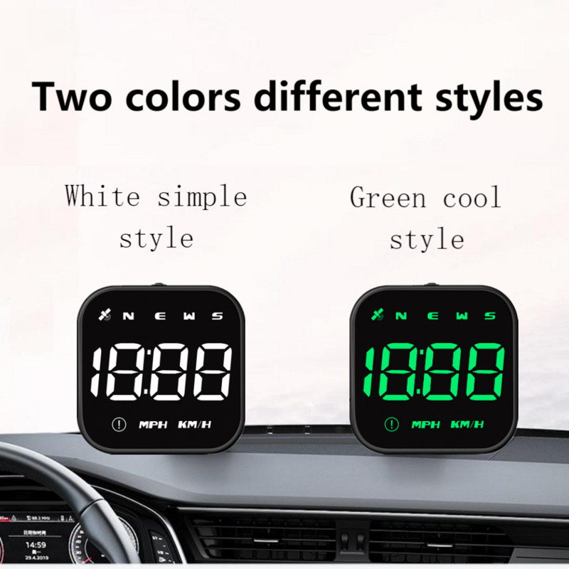 ZQKJ G4S HUD Accesorii electronice auto Sistem GPS Head Up Display Vitezometru digital Alarma de viteză Instrumente LED pentru toate mașinile