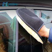 Car Styling 16*23cm Gyapjú Puha Autómosókesztyűk Tisztítókefe Motormosó ápolószerek