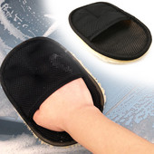 Mănuși din lână pentru curățarea caroseriei de mașină Mănuși moi pentru spălat mașină Perie de lustruit vopsea Mănuși din burete din microfibră Instrumente de îngrijire auto