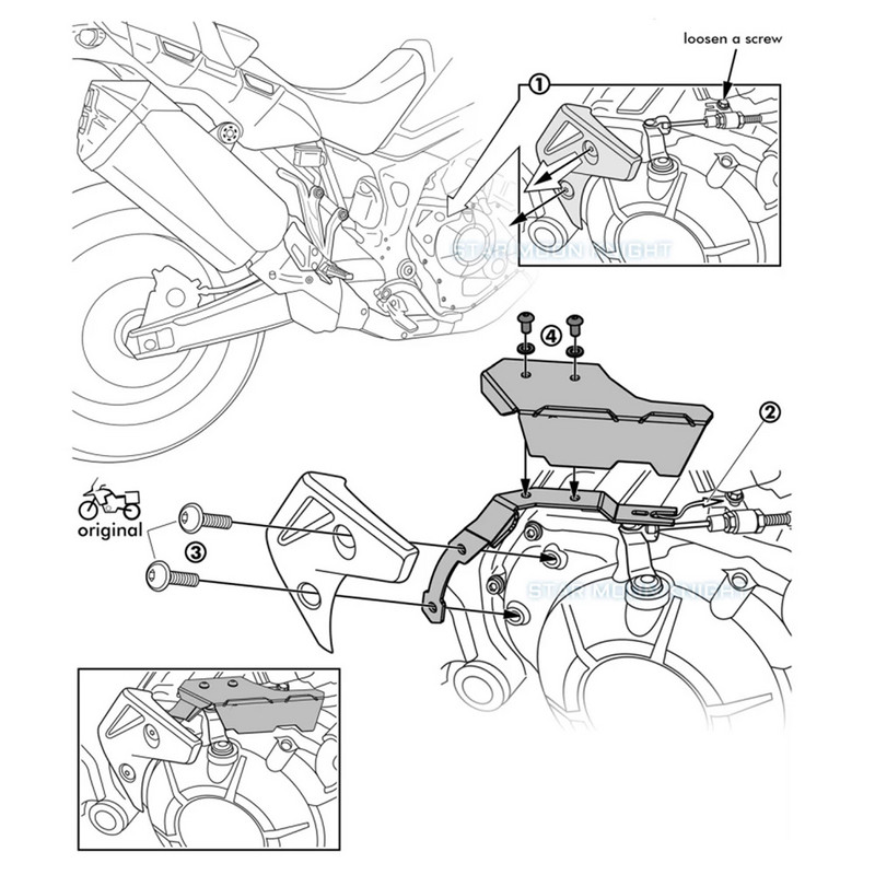 Protecție cablu ambreiaj motocicletă sub ambreiaj capac protecție pentru HONDA CRF 1000 L Adventure Sports CRF1000L Africa Twin