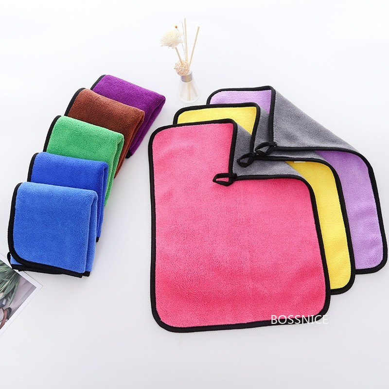 Bossnice 3 buc Prosop din microfibră pentru spălătorie auto, extra moale, pentru curățarea mașinii, pentru uscare, cârpă pentru îngrijirea mașinii, pentru detalii pentru spălarea mașinii, prosop Never Scrat