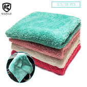 3/5/10 buc. Prosop din microfibră pentru spălătorie auto, 350 GSM, uscare mașină, cârpă de curățare pentru detalii automate, fibră de coral moale, instrumente de cârpă pentru absorbția apei