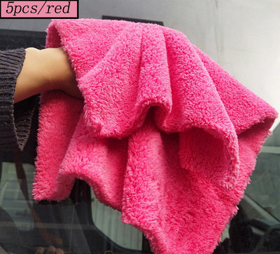 3/5/10 buc. Prosop din microfibră pentru spălătorie auto, 350 GSM, uscare mașină, cârpă de curățare pentru detalii automate, fibră de coral moale, instrumente de cârpă pentru absorbția apei