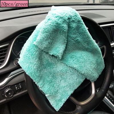 3/5/10 buc. Prosop din microfibră pentru spălătorie auto, 350 GSM, uscare mașină, cârpă de curățare pentru detalii automate, fibră de coral moale, instrumente de cârpă pentru absorbția apei