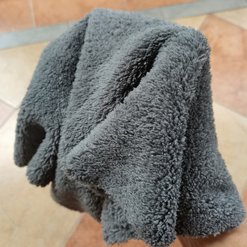 4PCS Микрофибърна кърпа за сушене на автомивка Почистваща кърпа за сушене на автомобили Подрязване Кърпа за грижа за автомобила Абсорбираща почистваща кърпа с двойно лице