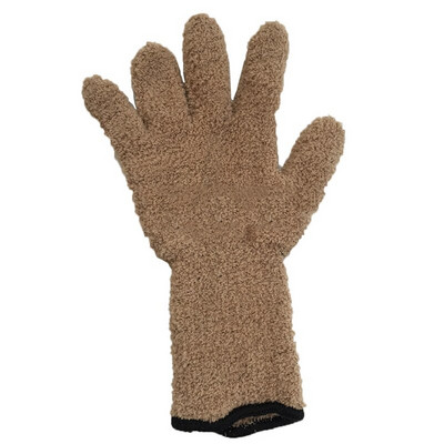 Πλεκτά γάντια απολέπισης Super Soft Microfiber Detailing Car Wash Mitt For Car Care Δερμάτινο πάνελ βινυλίου και υφασμάτινα αξεσουάρ αυτοκινήτου