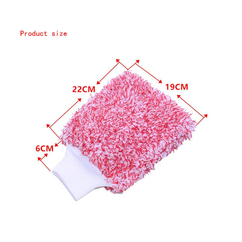 1 buc Mănuși de spălat auto din microfibră Instrument de curățare a mașinii de înaltă densitate pentru uz casnic Perie de prosop de curățare multifuncțională Detaliere automată