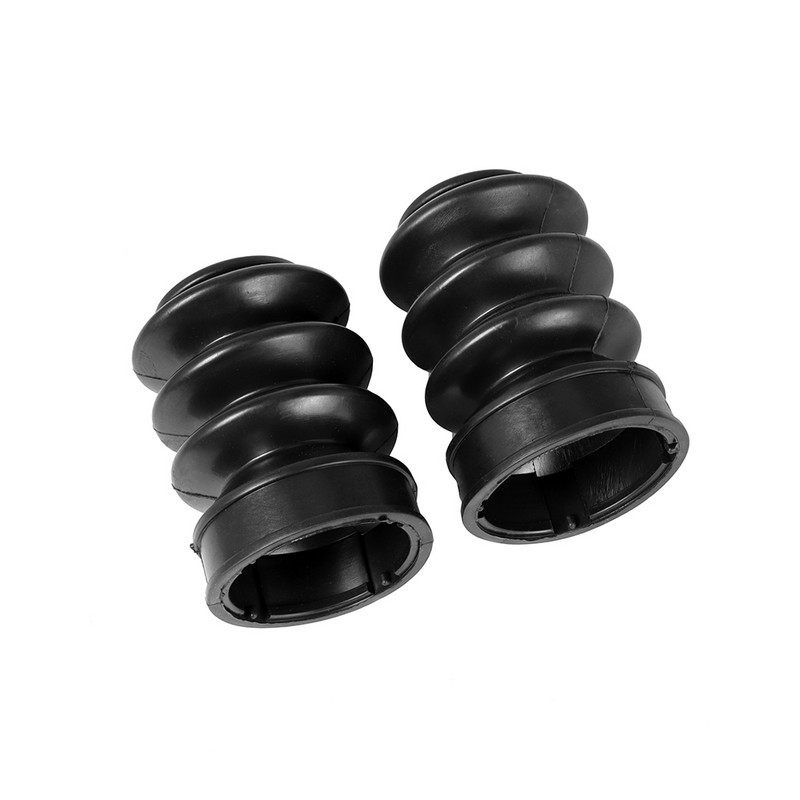 1 pereche de cizme pentru furcă față de 39 mm pentru motociclete pentru Harley Sportster XL 883 1200, protecție pentru furci din cauciuc negru