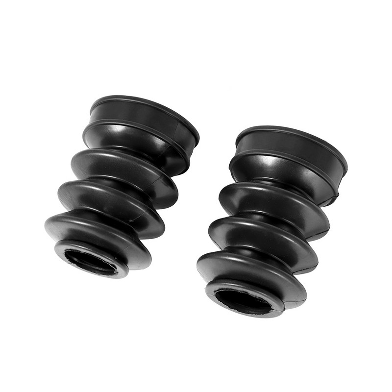 1 pereche de cizme pentru furcă față de 39 mm pentru motociclete pentru Harley Sportster XL 883 1200, protecție pentru furci din cauciuc negru