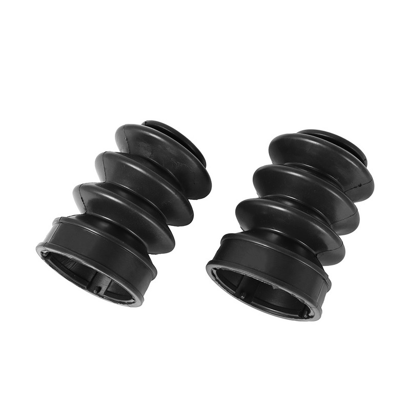 1 pereche de cizme pentru furcă față de 39 mm pentru motociclete pentru Harley Sportster XL 883 1200, protecție pentru furci din cauciuc negru