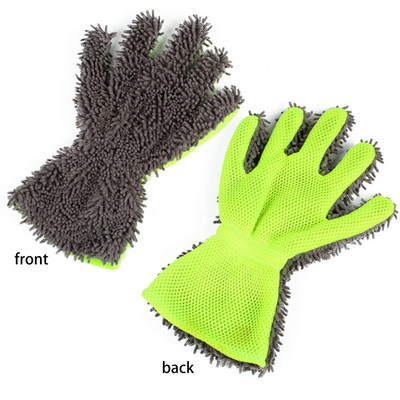1 buc Mănuși de spălat auto din microfibră ultra-luxe Instrument de curățare a mașinii pentru uz casnic Perie de curățare multifuncțională pentru detaliu mănuși de spălat