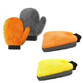 Μαλακό Coral Fleece Γάντια Πλυντηρίου Αυτοκινήτων Καθαρό Παράθυρο Πόρτα Βελούδινη Απορρόφηση Νερού Απαλή Φροντίδα Έπιπλα Γυαλί Πλυντήριο Καθαρισμού Σκόνης