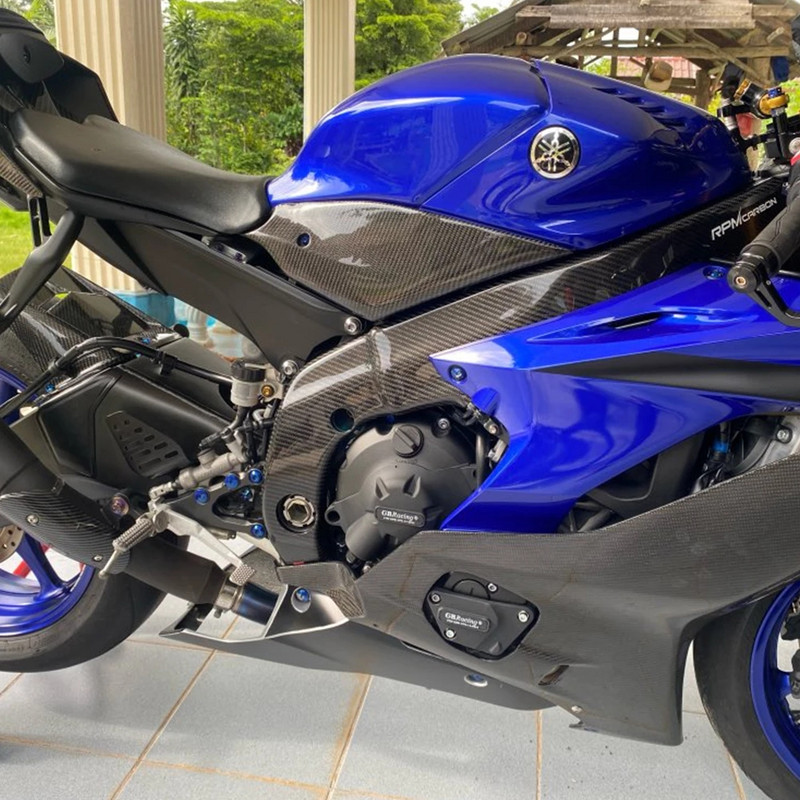 Motorkerékpárok motorburkolatának védőtokja GB Racing tokhoz YAMAHA R6 2006-2021 motorburkolat védőkhöz