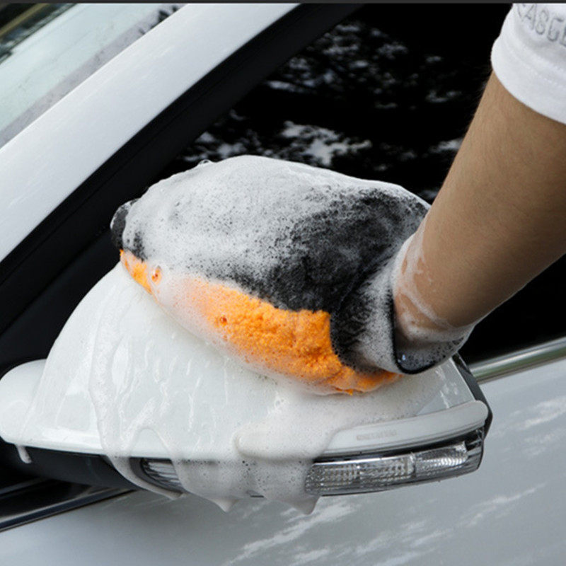 Car Styling Coral Fleece Mănuși pentru curățarea mașinii Frumusețe Mănuși pentru spălare automată Prosoape Pânză Acasă Accesorii pentru curățarea mașinii