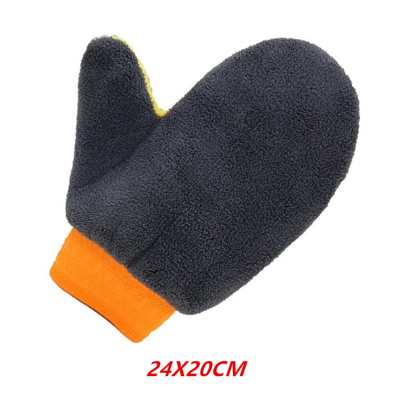 Car Styling Coral Fleece Mănuși pentru curățarea mașinii Frumusețe Mănuși pentru spălare automată Prosoape Pânză Acasă Accesorii pentru curățarea mașinii