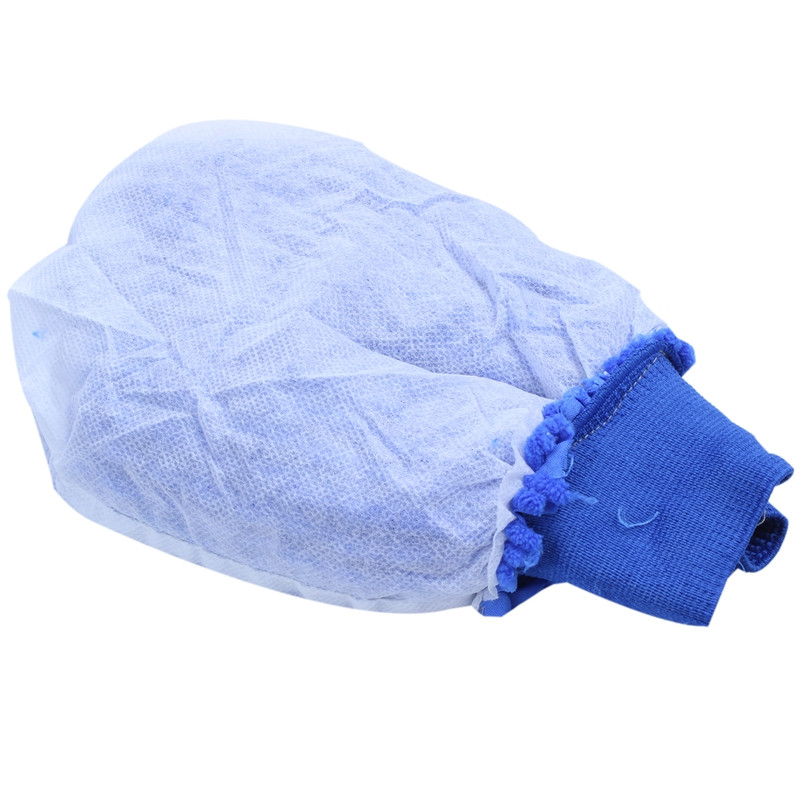 2x Premium Microfiber Chenille Super Absorbent Wash and Wax Gands, Γάντια Πλυντηρίου Αυτοκινήτων (Μπλε)