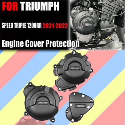 JAUNS SPEED TRIPLE 1200RR priekš TRIUMPH SPEED TRIPLE 1200RR & 1200RS 2021-2022 Motociklu dzinēja pārsega aizsardzība