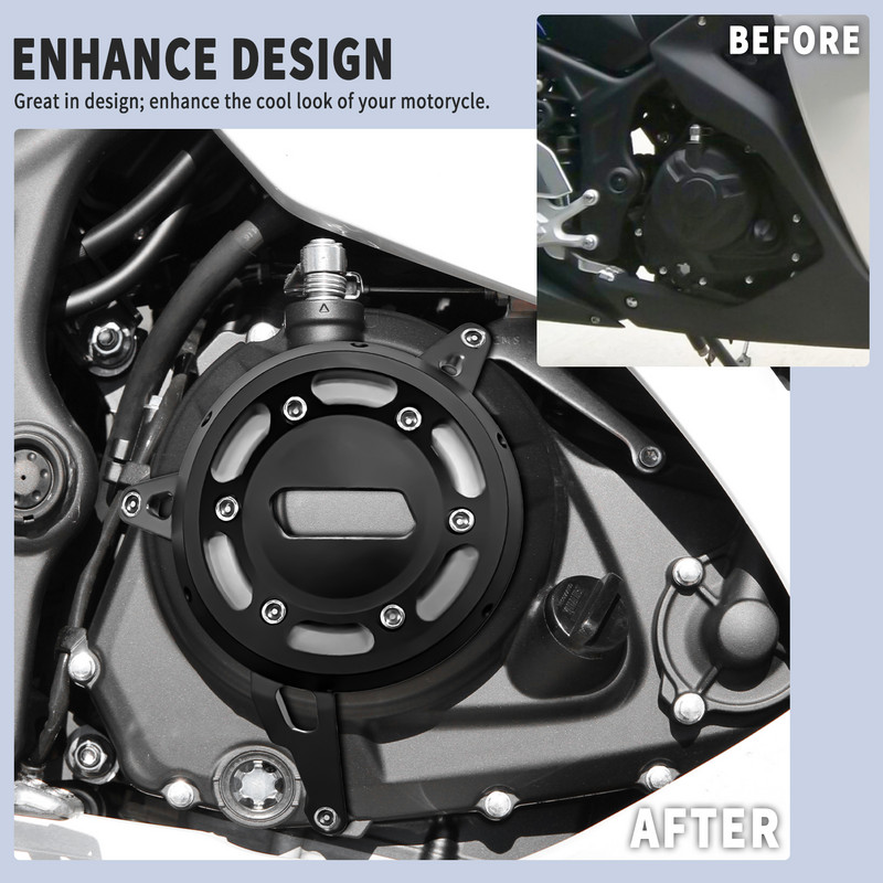 Accesorii pentru motociclete Mufă din partea dreaptă a motorului Glisor pentru capacul de protecție a statorului pentru YAMAHA YZF R3 R25 MT03 YZF-R25 YZF-R3 2014-2020