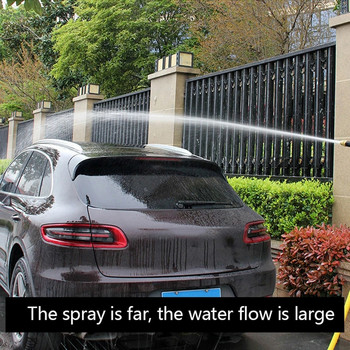 Φορητό πιστόλι νερού υψηλής πίεσης για τον καθαρισμό του πλυντηρίου αυτοκινήτων Ακροφύσιο σωλήνα ποτίσματος λάστιχου ποτίσματος Κήπος Πιστόλι αφρού νερού Χονδρική