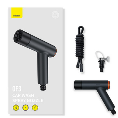 Pistol de apă pentru mașină Baseus Mașină de spălat cu înaltă presiune Duză de pulverizare Turbo cu furtun Pistol de pulverizare de mână pentru casă, grădină, accesorii de curățare a mașinii