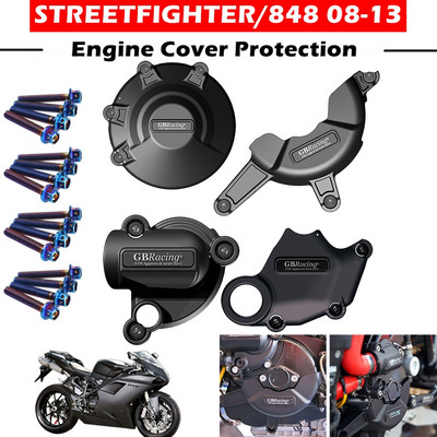 Motorkerékpárok motorburkolatának védőtokja GB Racing DUCATI 848 és STREETFIGHTER 848 motorkerékpár-tartozékokhoz